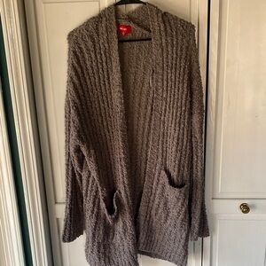 Wild Fable Textured Grey Cardigan